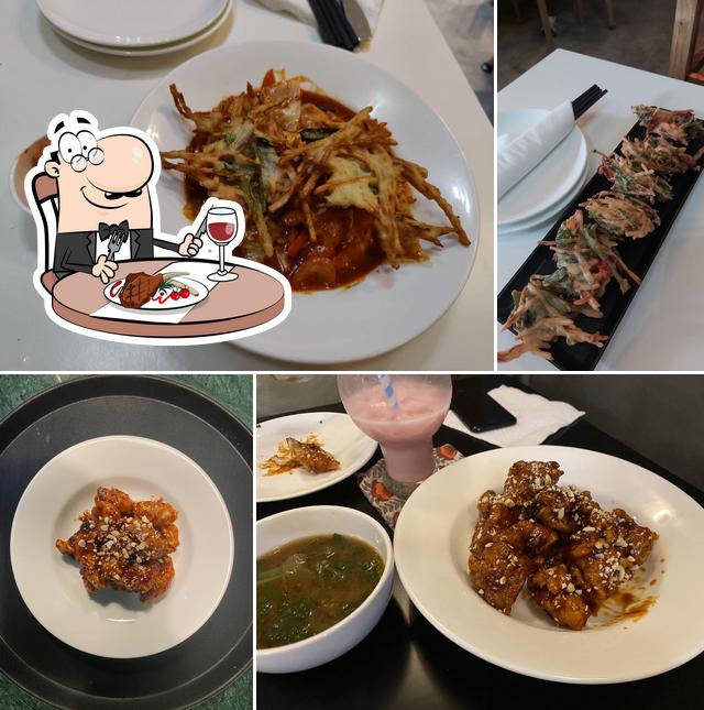 Order meat meals at CAFE DALGONA / 카페 달고나 (Pimple Nilakh)