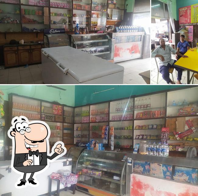 The interior of KAJAL cafe corner