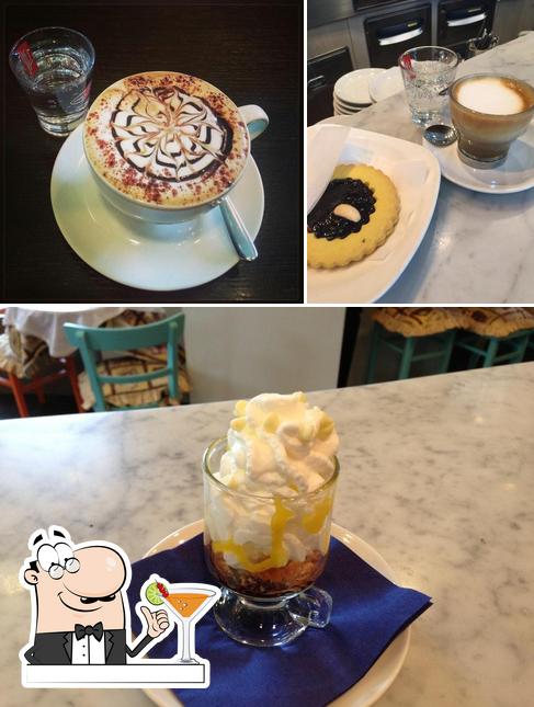 La immagine di bevanda e dolce da Panecaffè