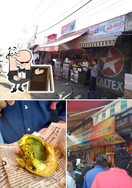 Among different things one can find exterior and food at Shri ji refreshment main branch