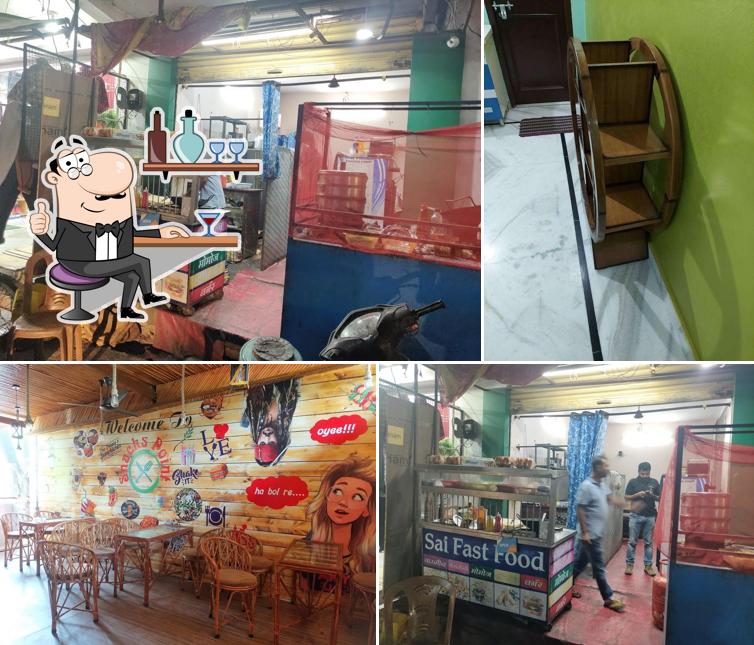 The interior of Snacks Point and bhojnalaya (Shahi momos wale) Multi Cuisine Restaurant