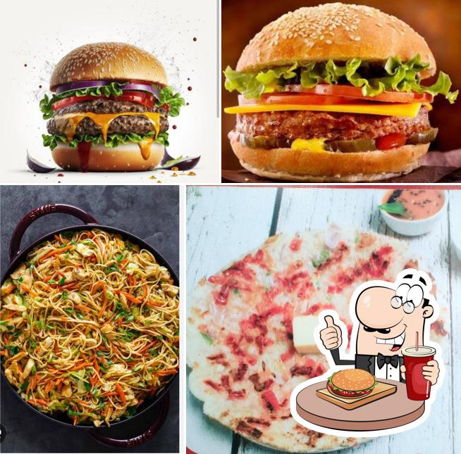 Get a burger at The Rama's kitchen