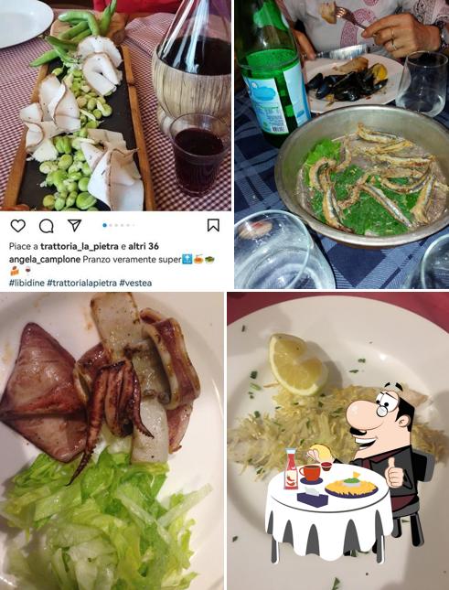 Piatto di formaggi al Trattoria Pietrarsa