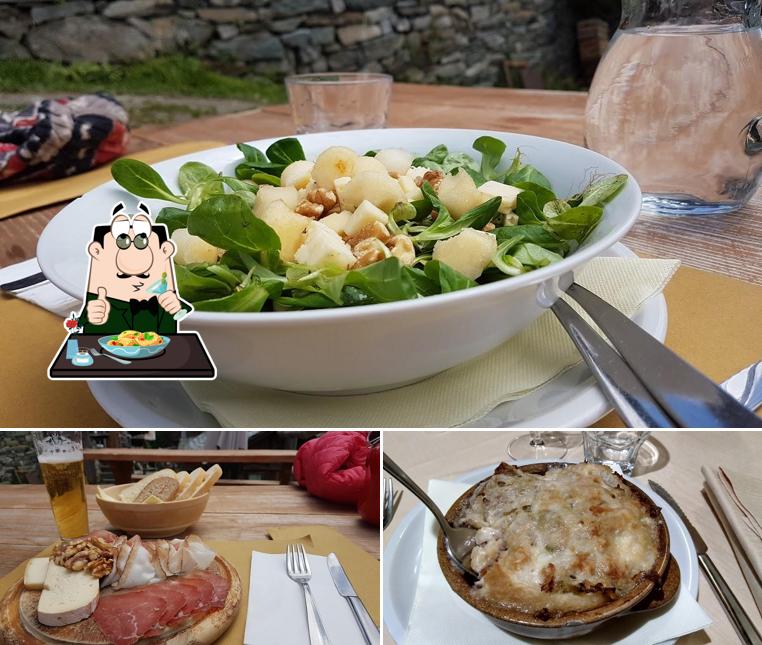 Platti al Rifugio L'Aroula