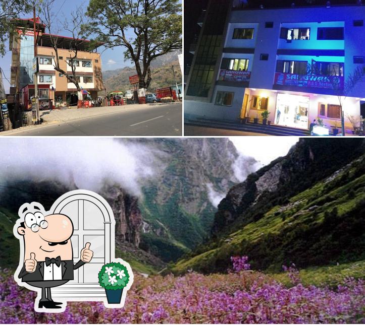 Check out the exterior of Sangwan Hotel - Best Hotel And Restaurant in Mussoorie road