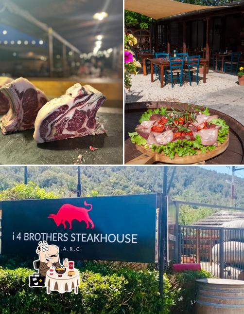 Tra le varie cose da i 4 Brothers Steakhouse si possono trovare la cibo e esterno
