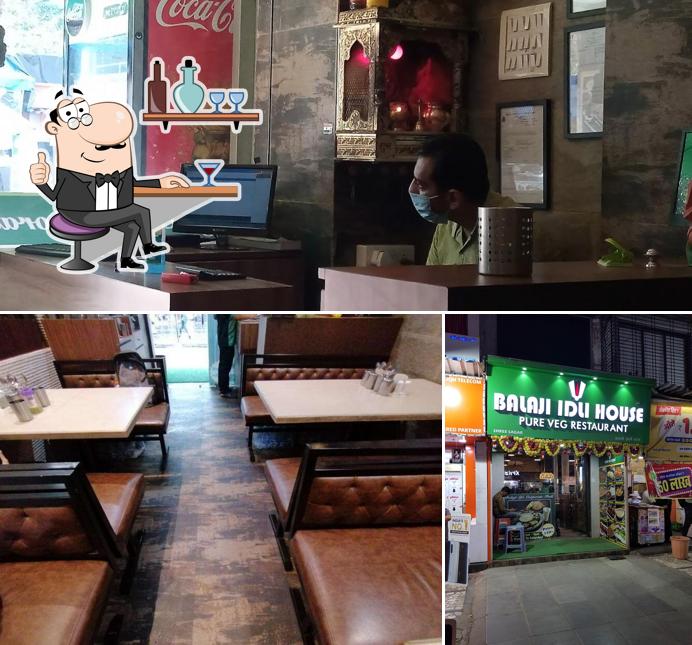 The interior of Balaji Idli House