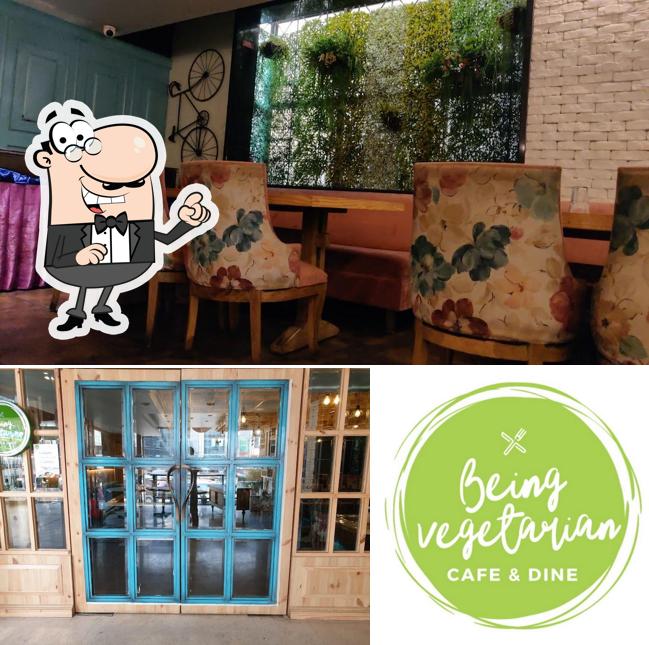 Check out how Being vegetarian_cafe & Dine looks inside