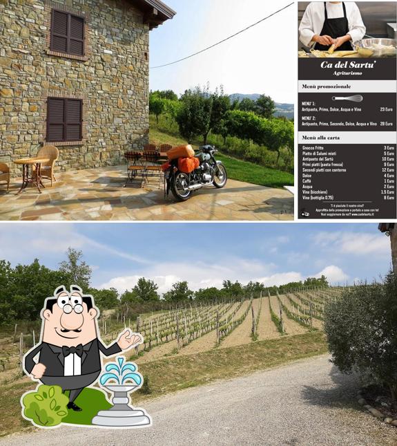 Gli esterni di Agriturismo Ca del Sartù