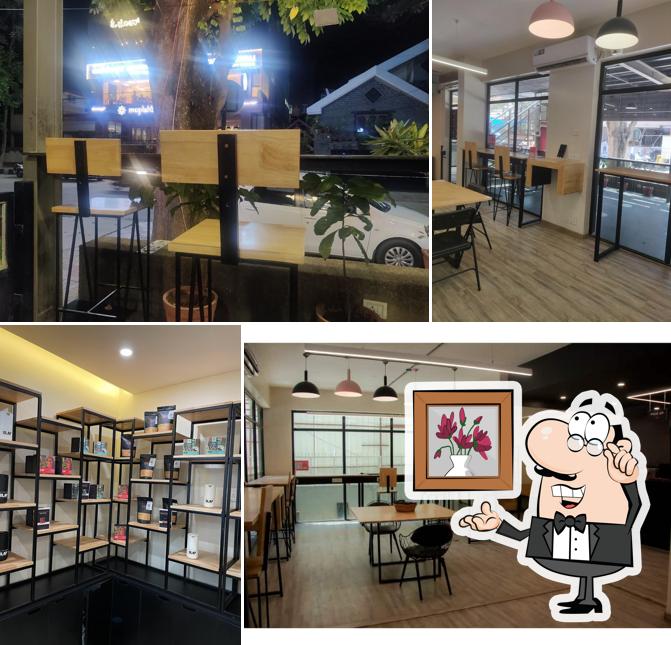 The interior of SLAY Coffee Bar - Koramangala