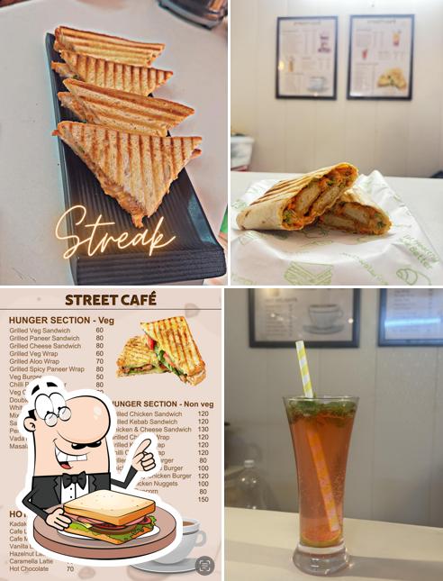 Grilled cheese sandwich at STREET CAFÈ
