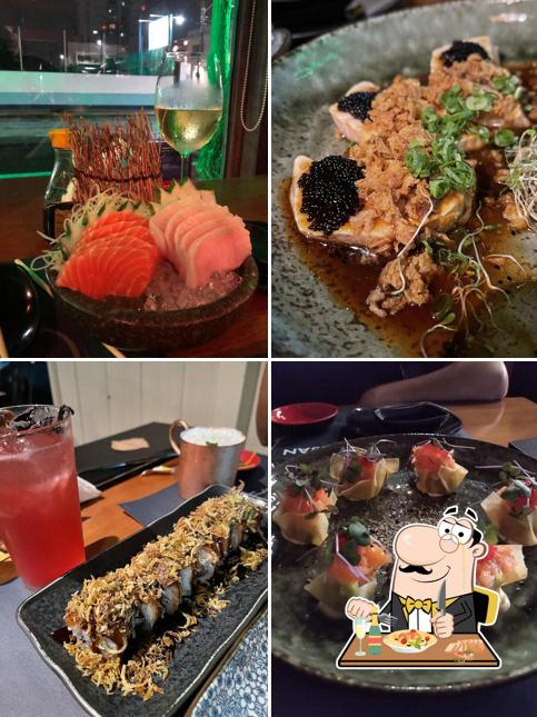 Comida em Gurmesan Sushi