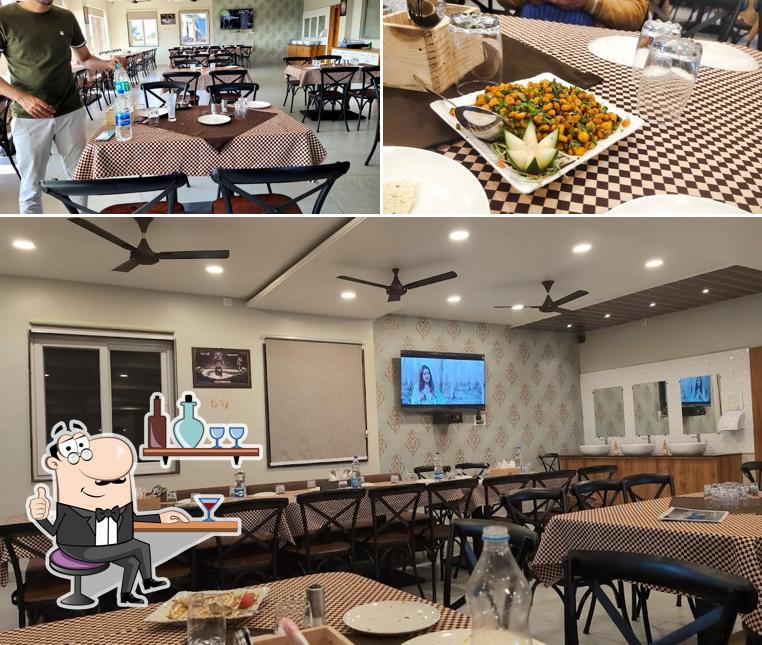 The photo of interior and food at MG HOTEL & RESTAURENT