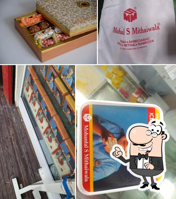 The interior of Mohanlal S Mithaiwala
