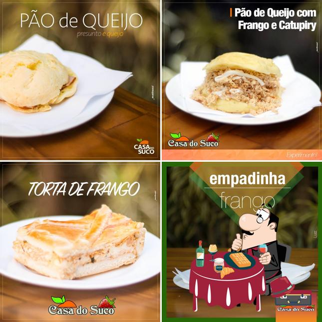 Casa do Suco oferece uma escolha de pratos doces