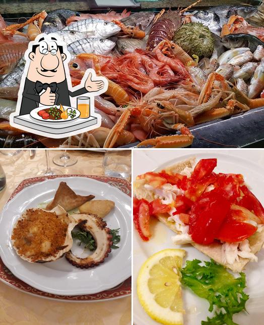 Cibo al Ristorante L'Oasi Specialità Marinare