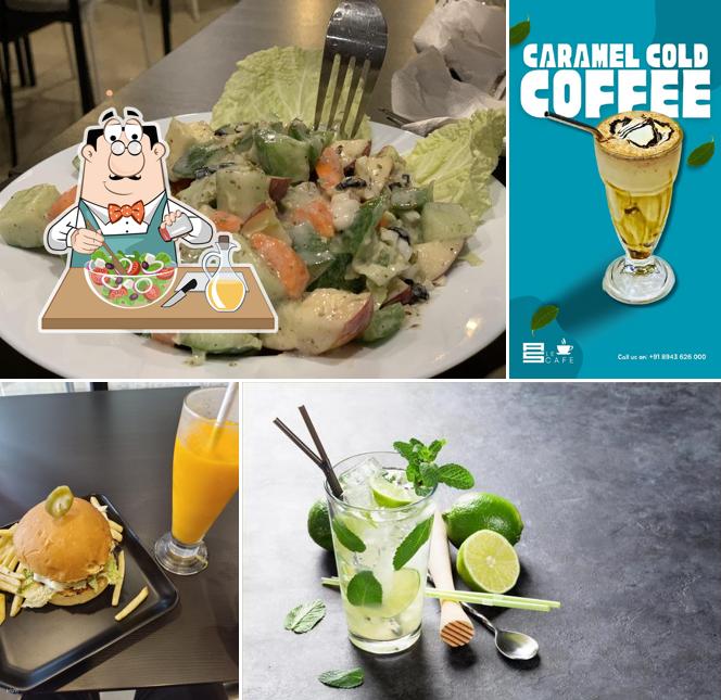 Greek salad at AS Le Café Greek salad at AS Le Café