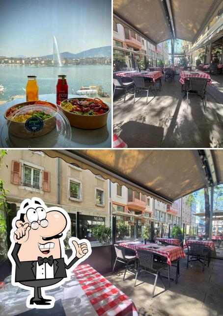 Guarda la immagine che raffigura la interni e cibo di Green&fit food