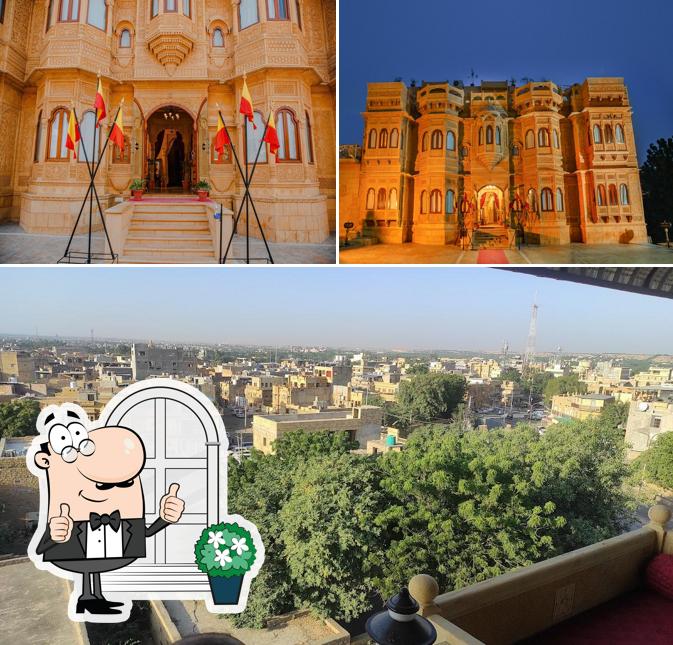 You can get some fresh air at the outside area of Hotel Lal Garh Fort And Palace