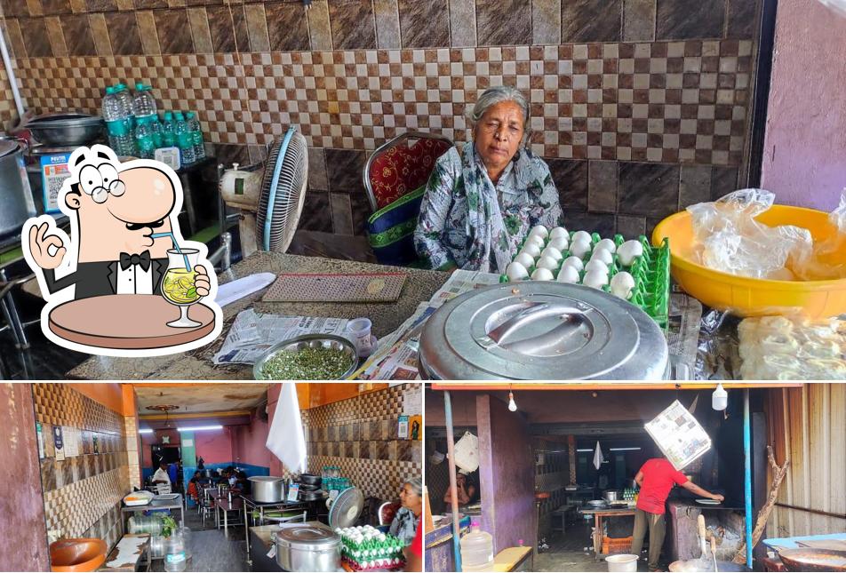 Among different things one can find drink and food at Madhina Hotel Babu