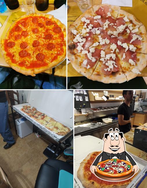 Prenditi una pizza a Pizza Al Metro Al Taglio E Da Asporto