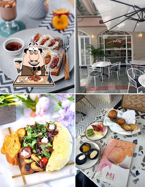 Pick meat meals at Poetry by Love and Cheesecake