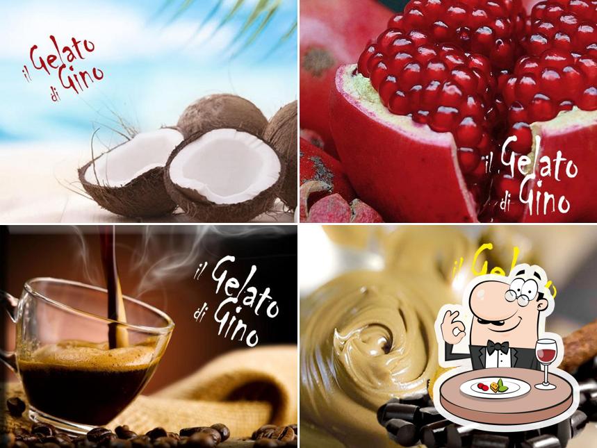 Cibo al il gelato di gino