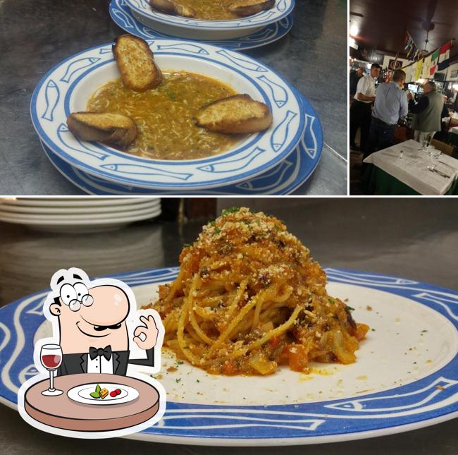 Questa è la immagine che presenta la cibo e bancone da bar di Ristorante Eden