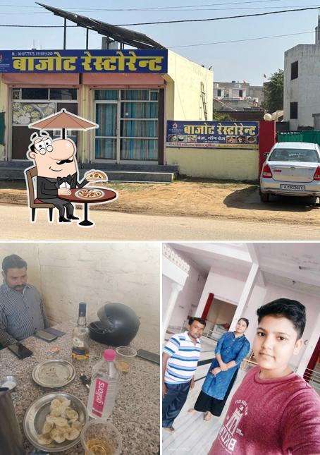 The image of Bajot Restaurant’s exterior and food