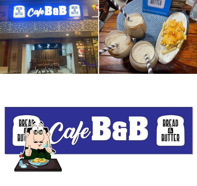 Food at cafe B&B- Bread & Butter