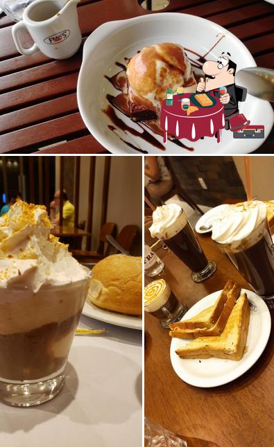 Fran's Café Palmas serve uma variedade de sobremesas