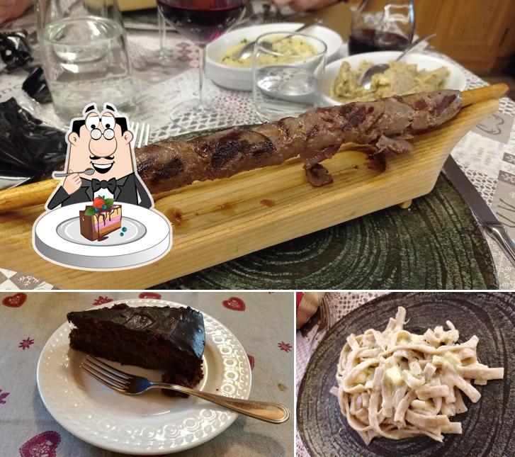 Torta al cioccolato al Locanda Pian del Lupo