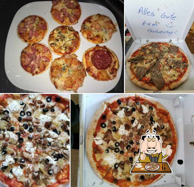 A Pizzeria und Pizzakurier Campione, puoi provare una bella pizza