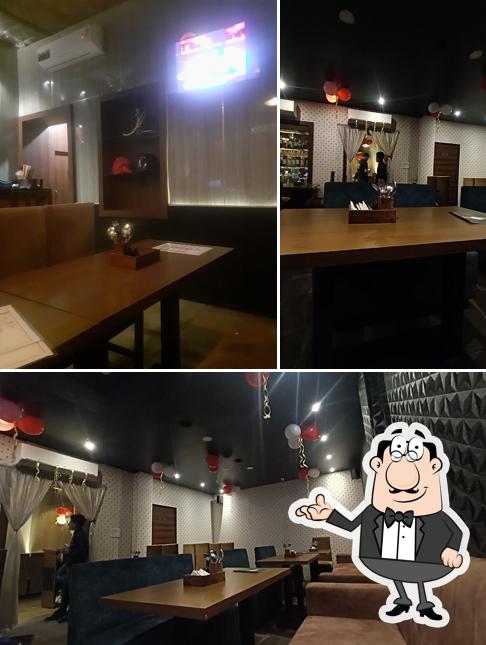 The interior of Novelty Restaurant Cum Bar