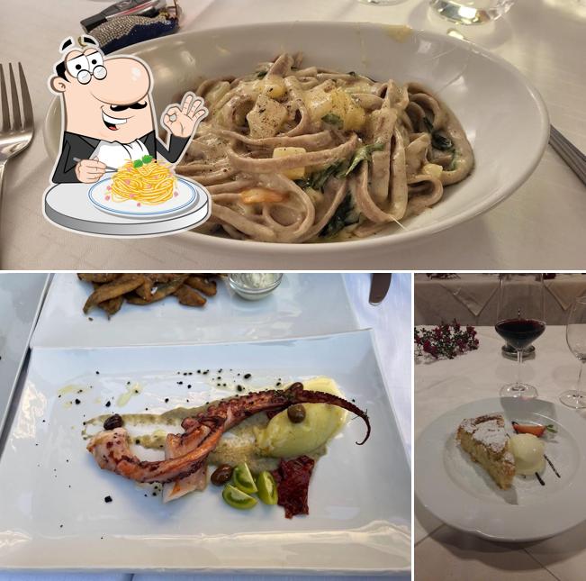 Spaghetti alla carbonara al Hostaria del Pozzo