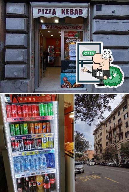 Gli esterni di Pizza Nemorense