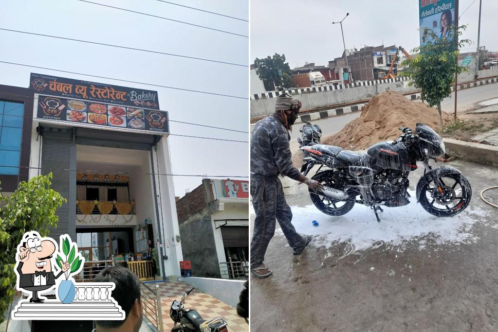 Check out how चंबल व्यू रेस्टोरेंट & Bakery looks outside