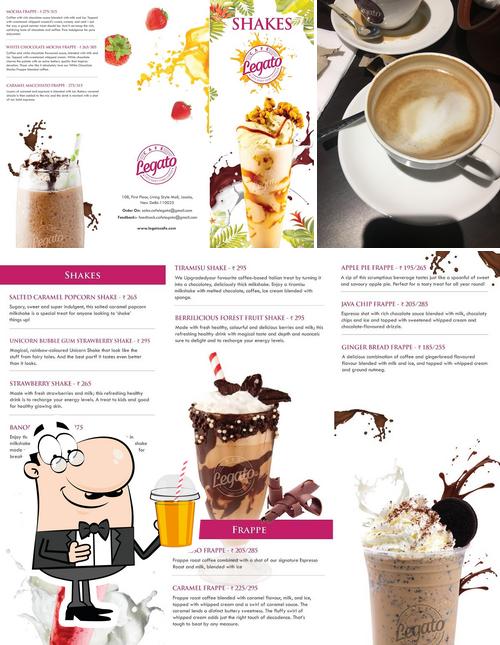 Enjoy a drink at Cafe legato
