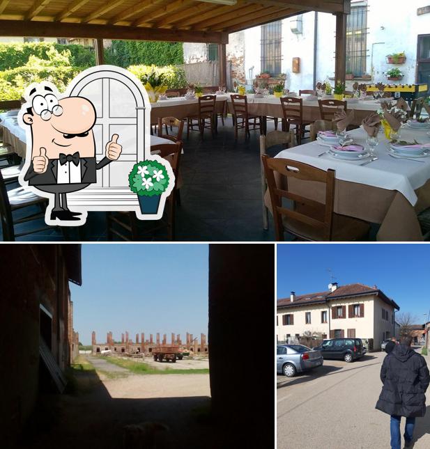 Guarda la immagine che raffigura la esterno e interni di Trattoria Bar Le Baste L.g.m