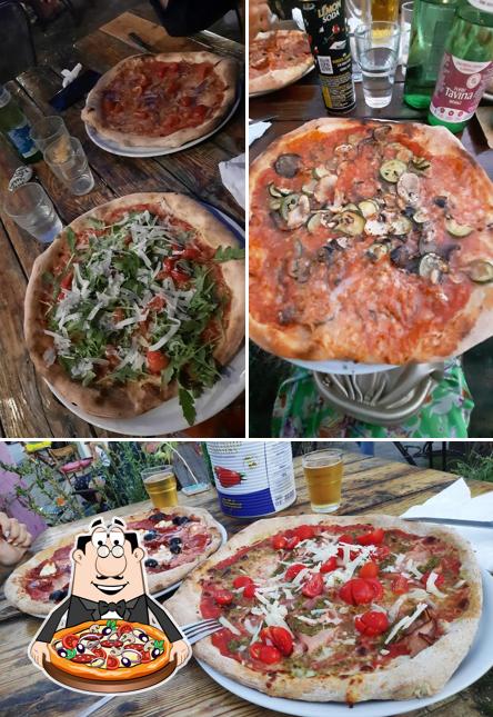 Choisissez des pizzas à Pizzeria dalla Lola