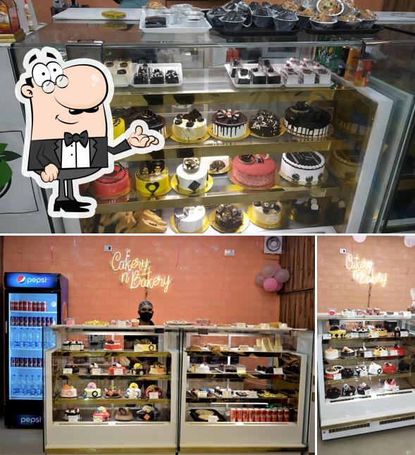The interior of Cakery n Bakery - Best Cake in Agra Best Cake Home delivery in Agra 100% eggless cake in Agra Online Cake Delivery
