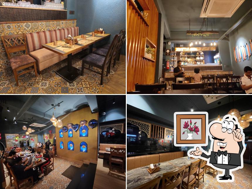 The interior of Delhi Darbar Candolim Goa - Original Branch