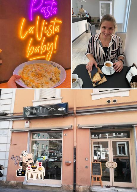 Tra le diverse cose da Nam Cafè si possono trovare la cibo e lavagna