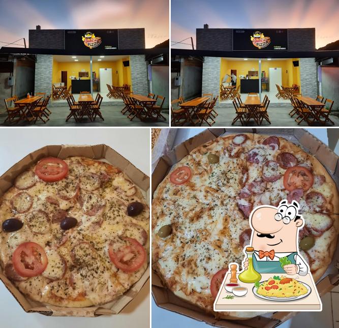 A Gubi's Pizza se destaca pelo comida e interior