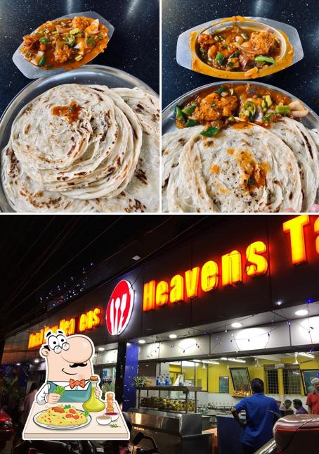Among different things one can find food and interior at New Heavens Take Away