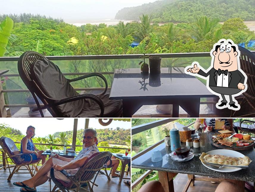 Take a seat at one of the tables at Treetop Tava