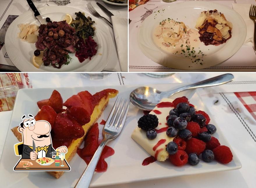 Cibo al Trattoria Mulino Bruciato