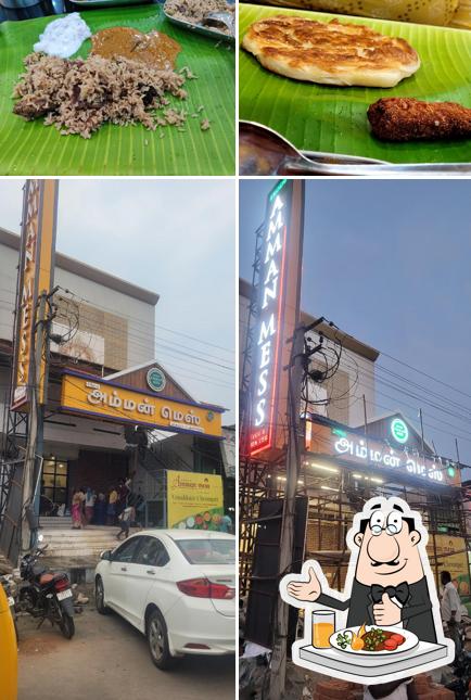 The photo of food and exterior at Erode Amman Mess (ஈரோடு அம்மன் மெஸ்)