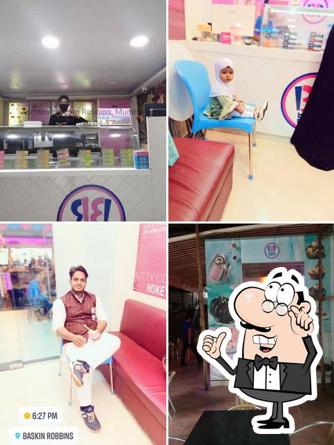 The interior of Baskin robbins