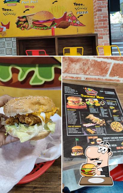 Try out a burger at Bombay Burger’s